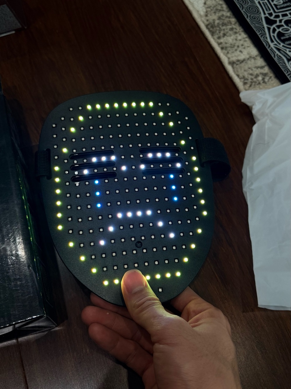 Done ✅✅✅ LED Mask with Multicolor Pixel Face - Picture 3 of 13